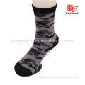 Children fancy dress custom socks with camouflage design